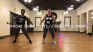 Apache jump on it  Sugarhill Gang  Zumba choreo [upl. by Aneleh]