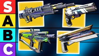 Ranking Every Exotic Weapon in Destiny 2 PvP 2023 [upl. by Dorren]