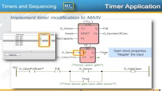 36 Timers amp Sequencing IEC 611313 Basics with MotionWorks IEC [upl. by Uolyram]