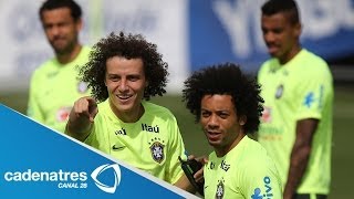 Sin Neymar ni Thiago Silva Brasil busca llegar a la final del Mundial [upl. by Madian]