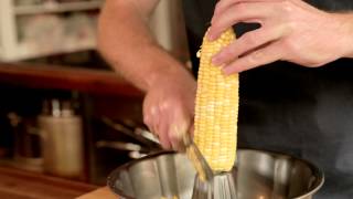 How to Get Corn Off the Cob Using a Bundt Pan [upl. by Fezoj284]