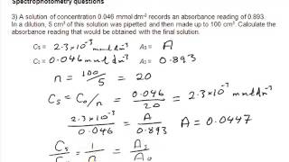 Spectrophotometry and BeerLambert Law [upl. by Ailido]