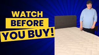 Review and Demo of 10in Hybrid Euro Top Mattress Bed in a Box [upl. by Abixah322]