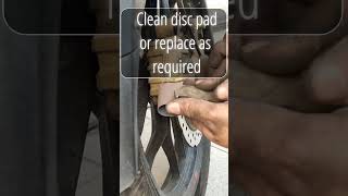 How to replace the front disc pad at home very easy [upl. by Alyahs]