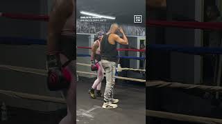 Claressa Shields goes OFF on a hater in sparring 👀 [upl. by Gussy]