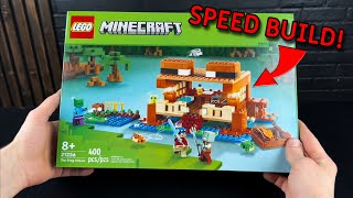 LEGO Minecraft The Frog House Speed Build [upl. by Kone]