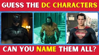 Guess the DC Characters Can You Name Them All  Fun DC Superhero Quiz Challenge [upl. by Worrad195]