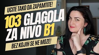 B1 GLAGOLI U TRI NAJVAZNIJA OBLIKA [upl. by Yoong]