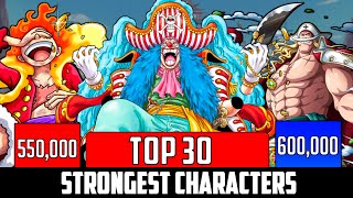 Top 30 Strongest One Piece Characters Ranked  Chapter 1054   JR Kuroko [upl. by Deb]