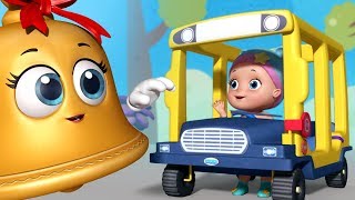 Wheels on the Bus Baby with Magic Bells  Infobells Rhymes for Children [upl. by Alesi]