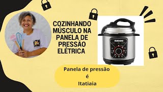 Cozinhando músculo na panela de pressão elétrica culimariasimples culinária paneladepressão [upl. by Marjy]