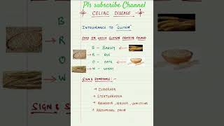 ENTERIC FEVER AND CELIAC DISEASE bscnursing gnmnursingcourses  shortsviral shorts trending [upl. by Hannus]