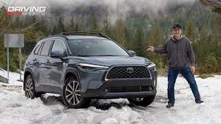 2022 Toyota Corolla Cross vs Subaru Crosstrek AWD OffRoad and Snow [upl. by Milburr]