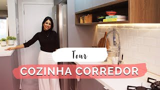 Cozinha pequena e estreita Conheça a cozinha corredor [upl. by Lasiaf15]