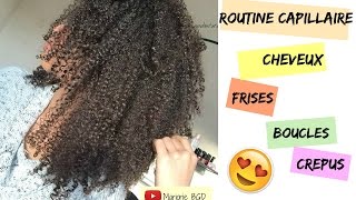 Routine capillaire cheveux frisés bouclés crépus en Hiver  Hydratation amp Définition [upl. by Atile]