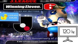 JLeague Winning Eleven 6 on PCSX2 120 FPS with Lossless Scaling [upl. by Halik]