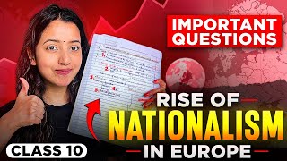 RISE OF NATIONALISM IN EUROPE Full Chapter 🔥Class 10 History Question Answer  Shubham Pathak sst [upl. by Asilahs]