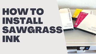 How to install Sawgrass 1000 ink cartridges [upl. by Aisat]