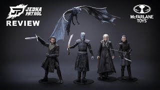 Game of Thrones Jon Snow Daenerys Targaryen Arya Stark Night King Viserion Action Figure Review [upl. by Greer]