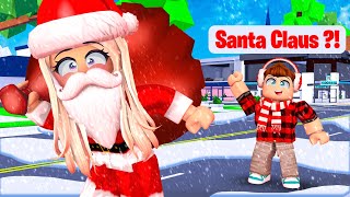 I WENT UNDERCOVER AS SANTA CLAUS IN ROBLOX BROOKHAVEN [upl. by Shimkus]