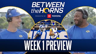 Previewing Matchup Against The Lions Changes To The Rams Roster amp More  Between The Horns [upl. by Nosnibor]