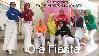 Ola Fiesta  Line Dance  2nd upload Choreo by Riezka Novalia INA  November 2024 [upl. by Cockburn]