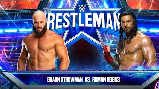 FULL MATCH  Braun Strowman vsRoman Reigns  🤯🤯l WRESTLEMANIA [upl. by Halueb]