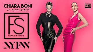 CHIARA BONI La Petite Robe FW 2324 EXCLUSIVE Interview FULL SHOW NYFW 4K Coco RochaAnna Cleveland [upl. by Charla]