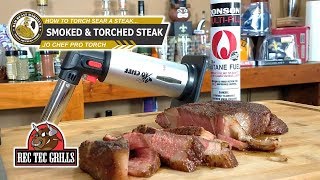 How To Smoke and Torch Sear a Steak  Rec Tec [upl. by Aillij]