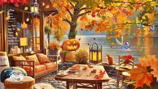 Positive Morning Jazz  Happy October Lightly Jazz Autumn amp Sweet Bossa Nova for Happy Mood [upl. by Henryk]