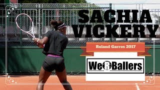 Sachia Vickery USA Tennis 2017 We R Ballers [upl. by Wahkuna]