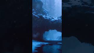 Exploring The Snowy Forest shorts ambient lofi slowedandreverb darkambientmusic darkambient [upl. by Novahc]