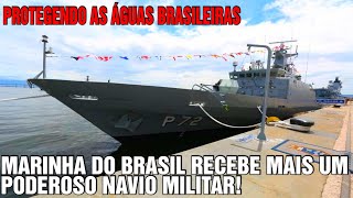 SENSACIONAL MARINHA DO BRASIL RECEBE PODEROSO NAVIO PATRULHA NAVIO PATRULHA MARACANÃ [upl. by Fancy]