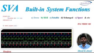 Builtin System Function in SVA System Verilog Assertions SVA VIDEO 03 [upl. by Parhe757]