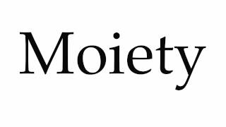 How to Pronounce Moiety [upl. by Glen403]