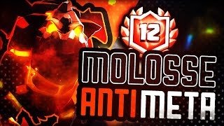 LE DECK MOLOSSE ANTIMETA 12 VICTOIRES EN SUPER DÉFI  CLASH ROYALE [upl. by Hirz]