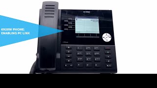 6920W Phone PC Link MiVoice Business [upl. by Ileek]