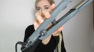 How To Crimp Hair Using A Straightener  LifeOfMeganandLiz [upl. by Ymeraj]