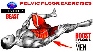 Pelvic Floor Exercises For Men  Pilates For Pelvic Floor Strengthening  Pelvic Floor Muscles [upl. by Alarick677]