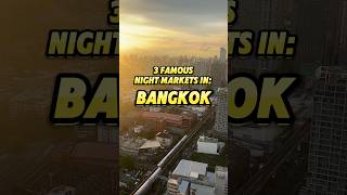 Exploring 3 of Bangkoks most famous Night Markets [upl. by Papageno921]