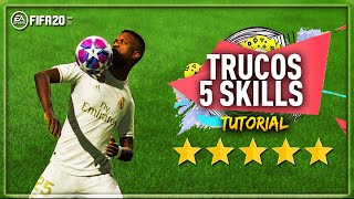 FIFA 20 REGATES 5 ⭐ESTRELLAS 🚀🎮TRUCOS Y REGATES EFECTIVOS [upl. by Ilse]