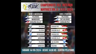 CAMPEONATO DEL INTERIOR MAYORES DIV A  AUV 2024 [upl. by Boleyn]