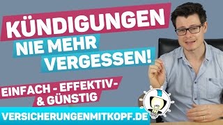 Kündigungen RICHTIG schreiben und NIE mehr vergessen  einfach  effektiv  günstig [upl. by Holmann]