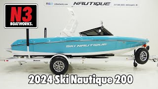 2024 Ski Nautique 200  Reef Blue  Walk Through  N3 Boatworks [upl. by Snow]