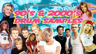 BubbleGum Pop Sounds  90s Y2K  2000  Drumloops amp Samples [upl. by Yevrah]