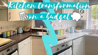 HOW TO APPLY DC FIX ON KITCHEN WORKTOPS  KITCHEN TRANSFORMATION ON A BUDGET [upl. by Hut332]