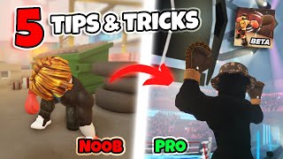 5 TIPSTRICKS TO BECOME BETTER IN BOXING BETA 2023 ROBLOX [upl. by Htidirrem]