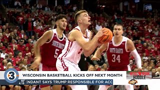 Wisconsin Huddle Getting ready for Badger basketball season [upl. by Eniladam]