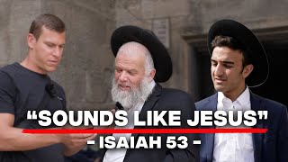 Orthodox Jews REACT to Isaiah 53 and More  Jerusalem Street Interview [upl. by Alvita463]