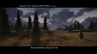 SkyrimSE NVT ENBRustic Preset V14bGorgeous SunrisesSunsets [upl. by Chally669]